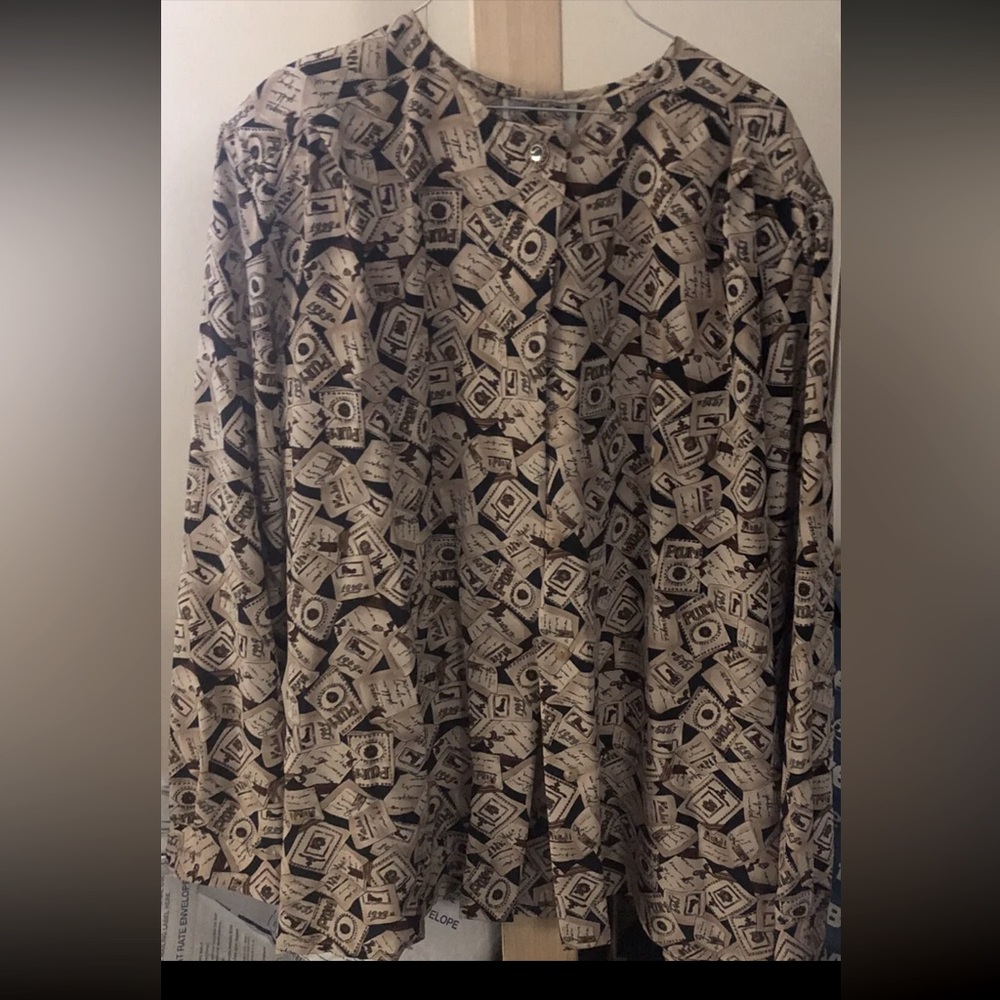 Sophisticates Pendleton 24w blouse